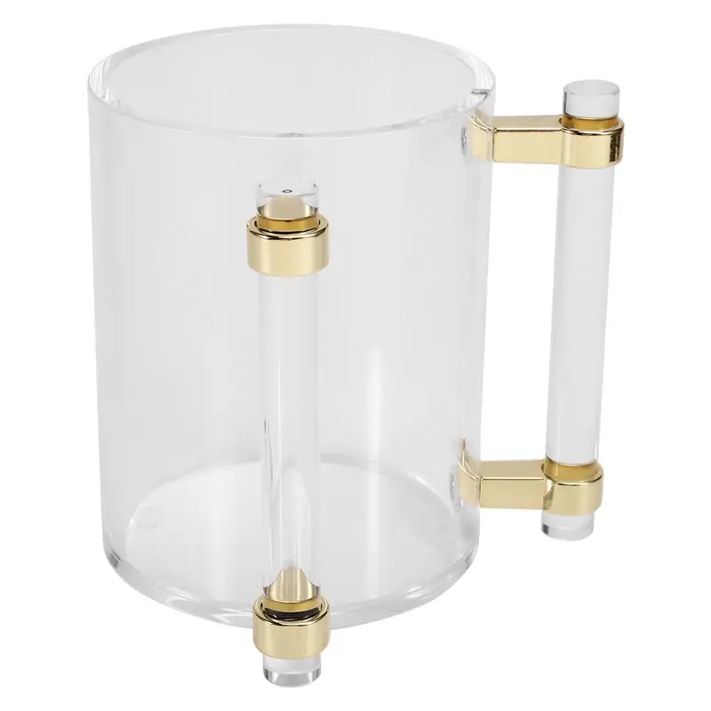 

N35R-Hand Washing Cup Acrylic Washing Cup Hand Wash Cup With Two Acrylic Handles For Jewish Prayer Wash Cup Cylinder Handles
