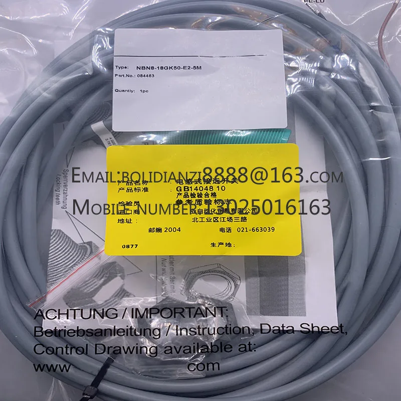 

The brand-new original sensor NBN8-18GK50-E2-5M NBN8-18GK50-E2-M One year warranty in stock