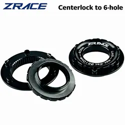 ZRACE Centerlock to 6-hole Adapter, Center Lock Conversion 6 Hole Brake Disc, Center Lock for 6 Bolt, SM-RTAD05 / SM-RTAD10