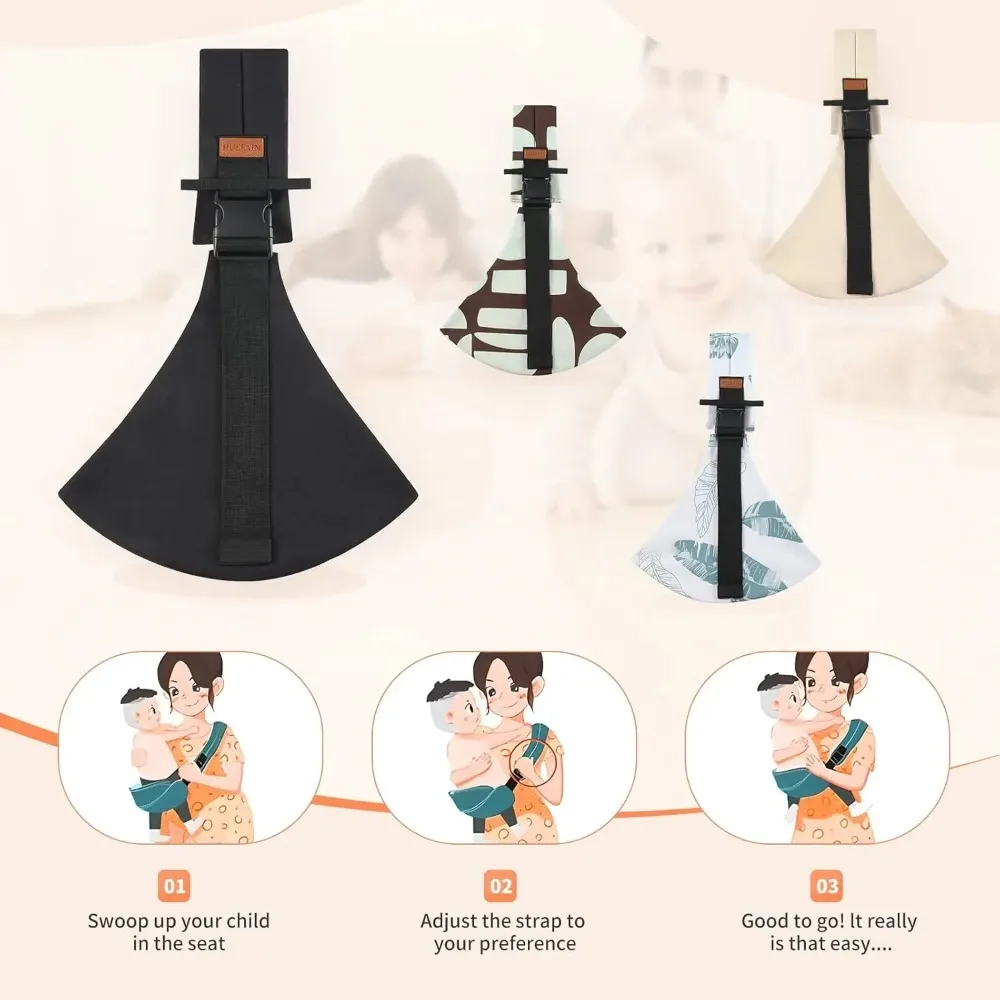 Adjustable Baby Carrier Newborn Crossbody Wrap Toddler Hip-seat Portable Sling Bag for Travel Infant Wrap Baby Bag Accessories