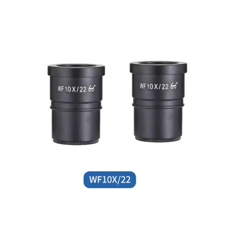 2PCS WF10X/22  WF20X/10 Wide Field Eyepiece For Binocular Trinocular Stereo Microscope 30MM Installation Interface