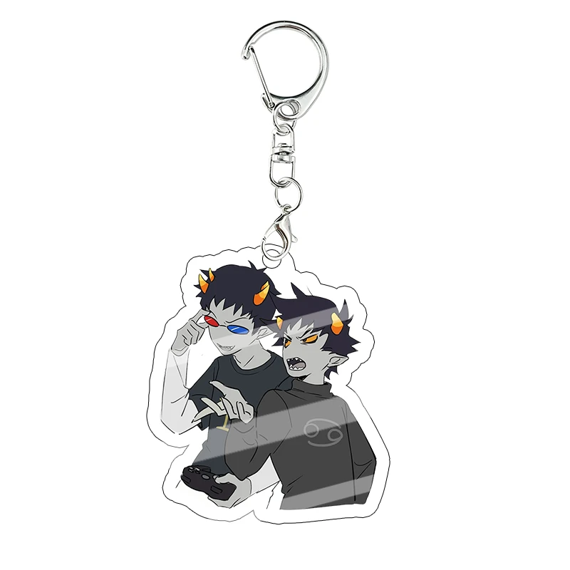 Homestuck AdiosToreador Dave Acryl-Schlüsselanhänger Dekorationszubehör Anhänger Schlüsselanhänger Figuren Mädchen Tasche Geburtstagsgeschenk – Detail 27