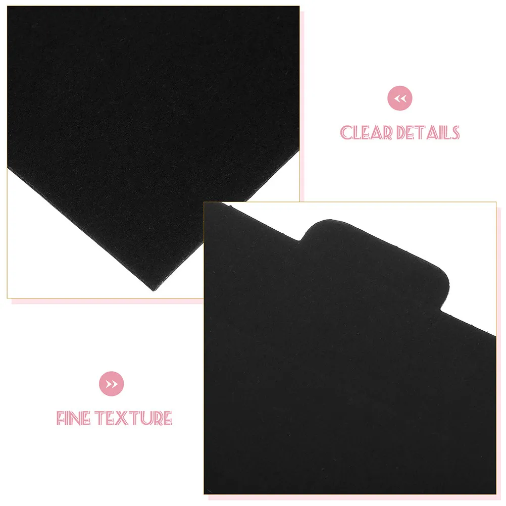 12Pcs Black Paper Cd Dvd Storage Pouch for Wedding Cards Documents Cds Dvds Organizer Wallet Minimalist
