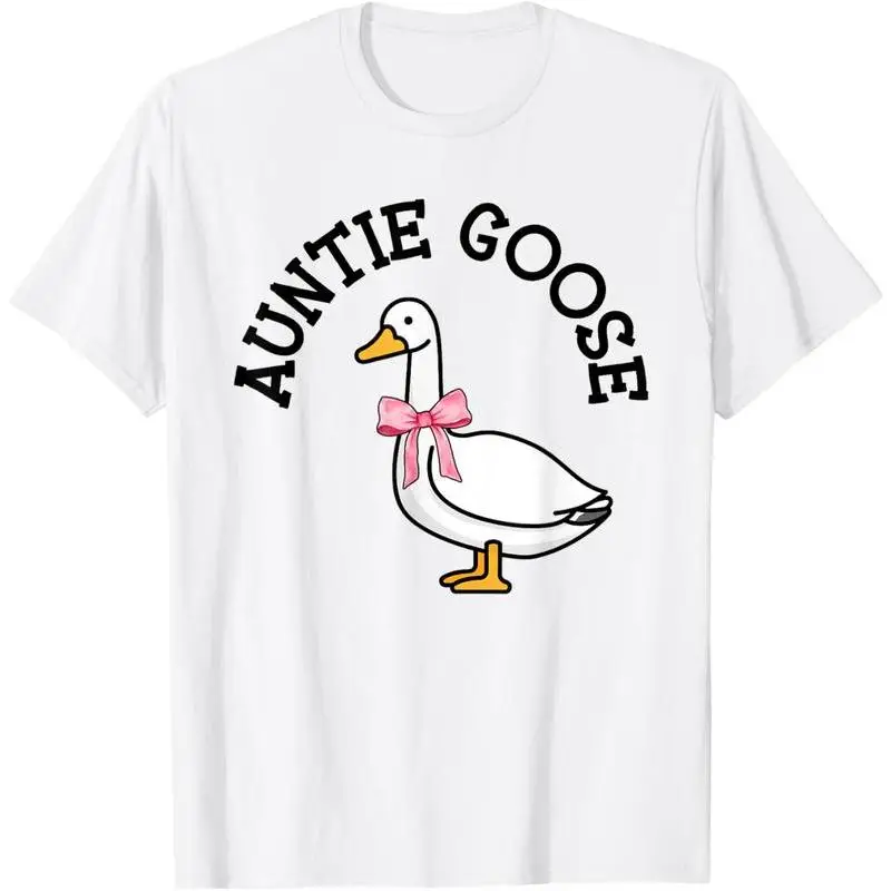 

Auntie Goose Mother Day Funny Farm Aunt Cute Geese T-Shirt