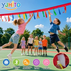 Kids Jump and Grab Ribbon Game Sensory Integration Training Toy Kindergarten Outdoor Group Activity Sports Game for Children