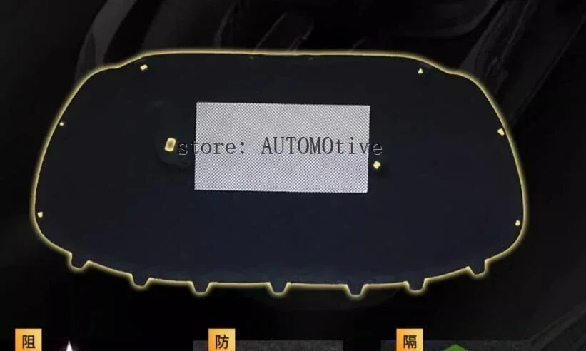 2011-2023 for Volkswagen POLO Car Heat Sound Insulation Cotton Front Hood Engine Firewall Mat Pad Cover Noise Deadener