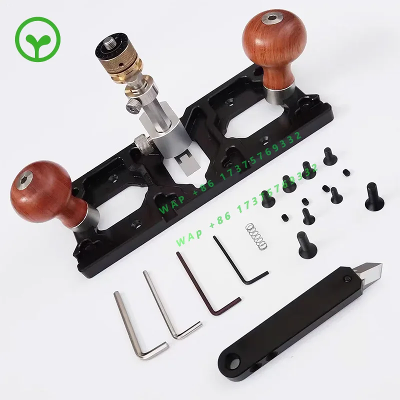 

【Factory Price】HD-39 Clear-Base Planer Depth Adjustment With Backrest Multi-Function Cutting Hand Tool Woodworking Processing Sm