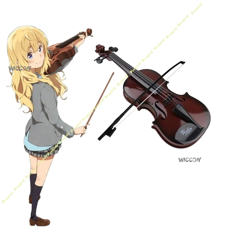 

Your Lie in April Prop Miyazono Kaori Cosplay Violin Prop High Quality Play Role Simulation Prop Anime Merchandise