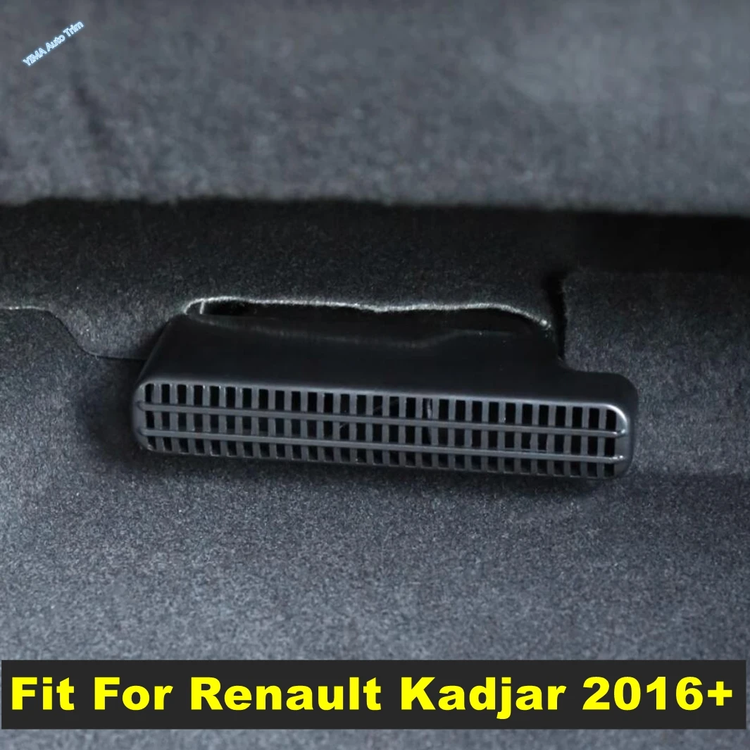 

Car Seat Bottom AC Air Duct Vent Anti-blocking Plastic Protection Cover For Renault Kadjar 2016 - 2022 Black Style Accessories