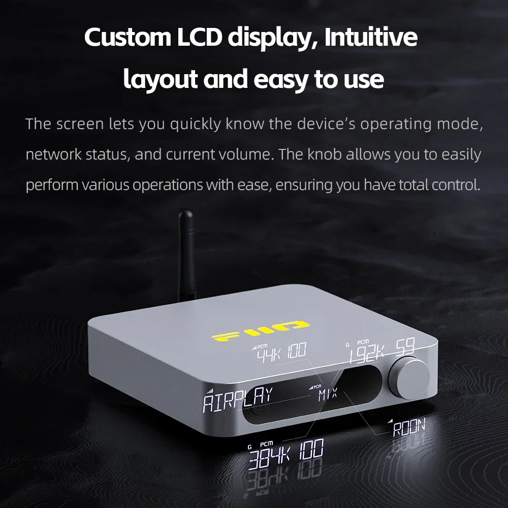 جهاز استقبال الموسيقى المتدفقة FiiO SR11 يدعم AirPlay Roon Ready 2.4G-5G daul band WiFi Hi-Res Audio PCM768 DSD256 جهاز التحكم عن بعد #6