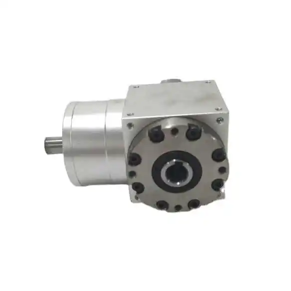

AT110H Integrated Stainless Steel Body Type Steering Gearbox Maximum Rigidity Corrosion Resistance 90 Degree Bevel Gear Reducer
