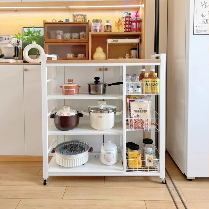 

‌ Кухонная полка для хранения, 3-уровневая корзина для фруктов и овощей, столешница для микроволновой печи, компактный органайзер для небольших кухонь