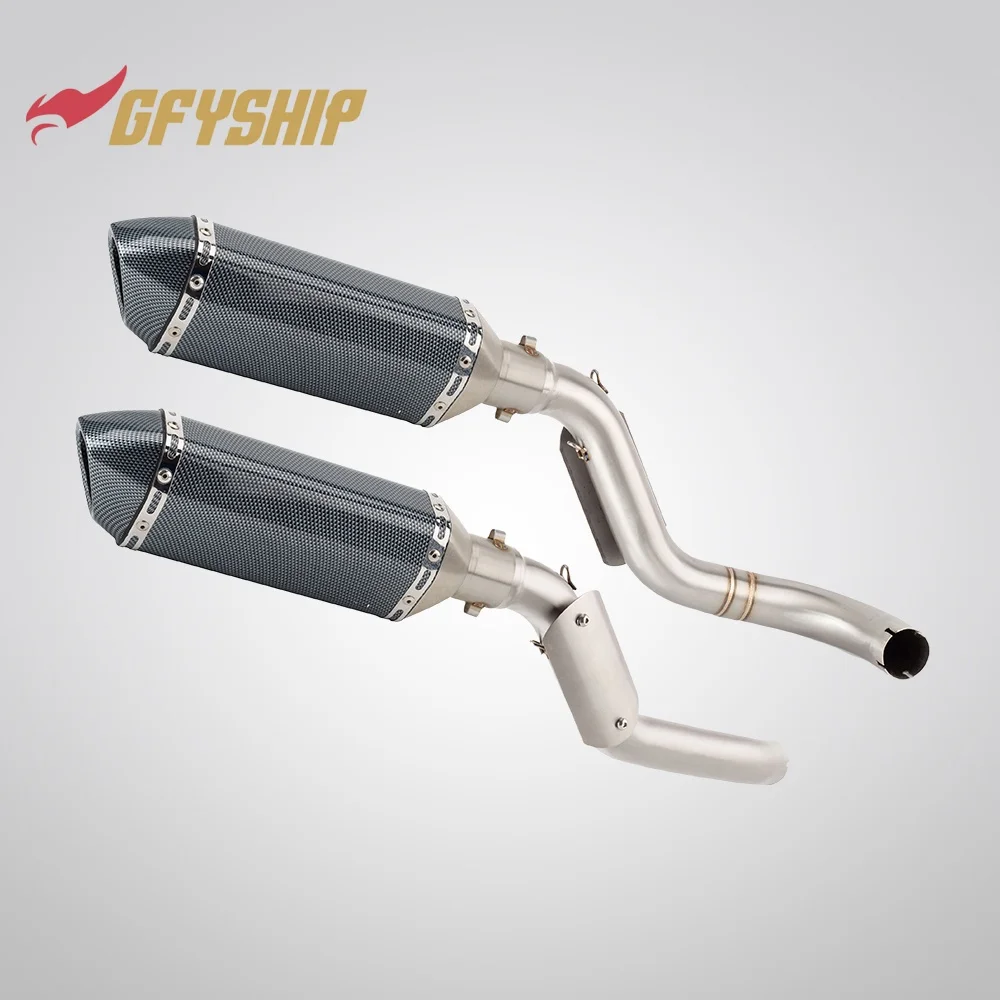 For Honda VTR 1000 F Firestorm / Superhawk 1997-2006 Motorcycle Exhaust Muffler Middle Link Pipe Slip-on