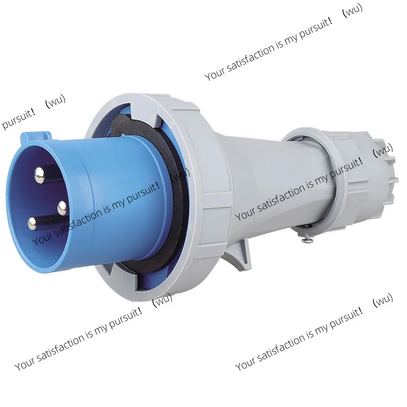 63A/125A connector 3-pin explosion-proof plug, waterproof and dustproof plug Outdoor plug, 220-250V