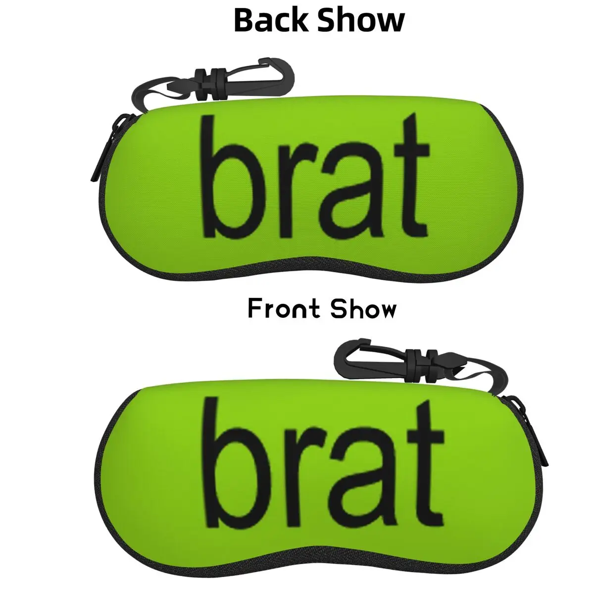 

Brat Charli Xcx Shell Glasses Case Protective Sunglasses Box Women Men Soft Eyeglass Bag Pouch