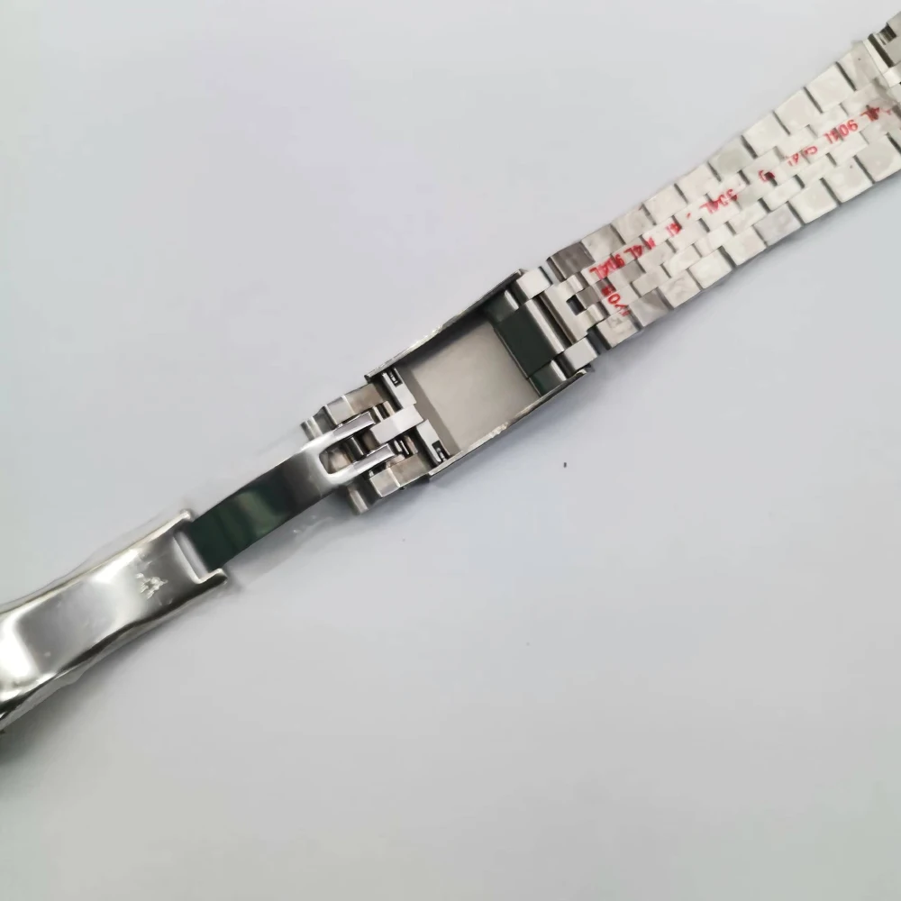 Nologo Stainless Steel Jubilee Watch Bracelet 20mm width Wrist Band for RLX Sub GMT Watch Mod Replacement