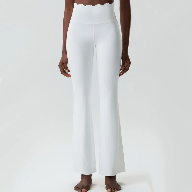 

Small Wave Leggings Woman Gym Yoga Flared Pants For Women Plus Size Nude Stretch Fitness Sports Pants Woman Clothing Sportswear