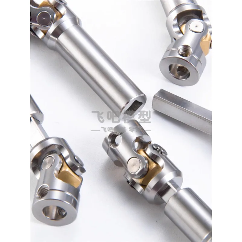 Stainless Steel Drive Shaft CVD Universal Joint for 1/14 Tamiya RC Truck Scania 770S R620 Mercedes Benz Actros Volvo MAN Parts