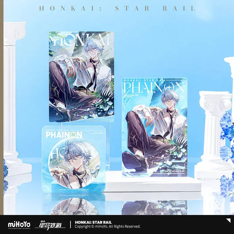 

[Genuine] miHoYo Game Honkai Star Rail Phainon Cover Shoot Series Badge Collection Card Display Painting Cosplay Halloween Gift