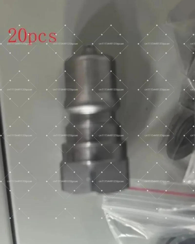 Self Sealing Vacuum Bag Connector 1/4NPT 180° for  male plug 20PCS