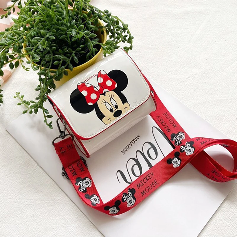 حقيبة كتف ميكي ميني ماوس للأطفال، حقيبة كروس صغيرة كرتونية لطيفة للأولاد والبنات، محفظة أنيقة بدون محفظة #4