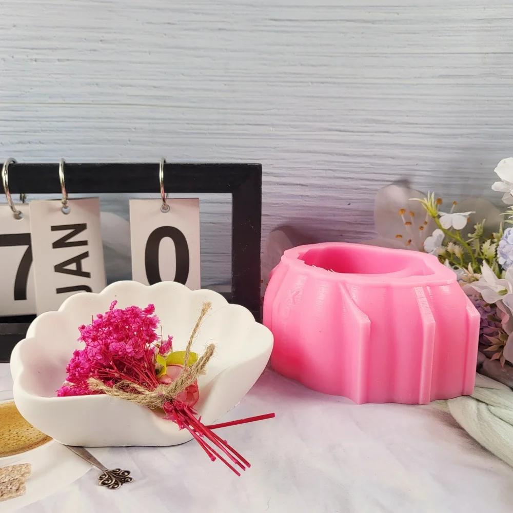 

Shell Soap Box Crystal Epoxy Decorative Mold, Creative Handmade Ornament Storage DIY Silicone Mould