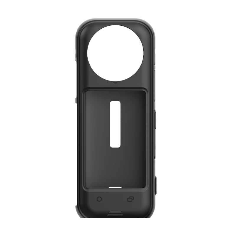 

Fashionable Silicones Case for X4 Camera Lightweight Skin Black Silicones Case