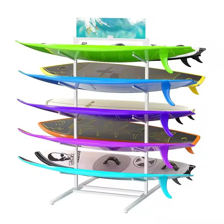 

Custom Storage Rack for Kayaks Surfboards Canoes-for Store and Supermarket Use
