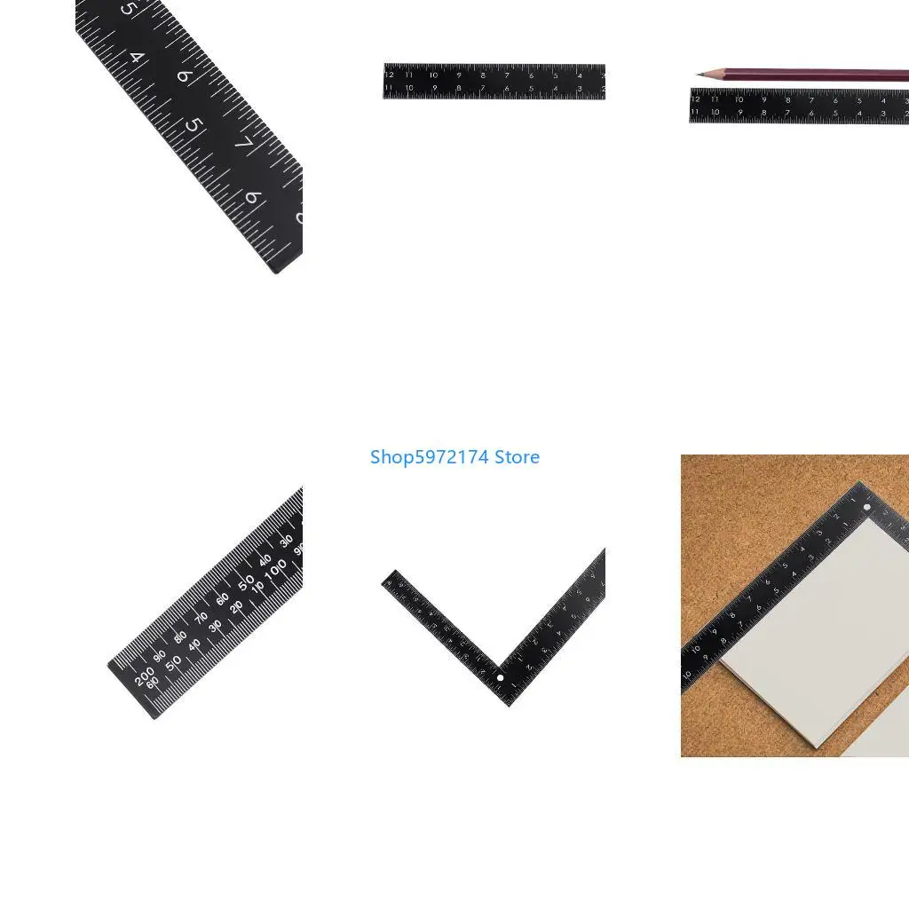 Y3NB L Square Ruler Framing Carpenter Square L Ruler Ruler for Home DIY