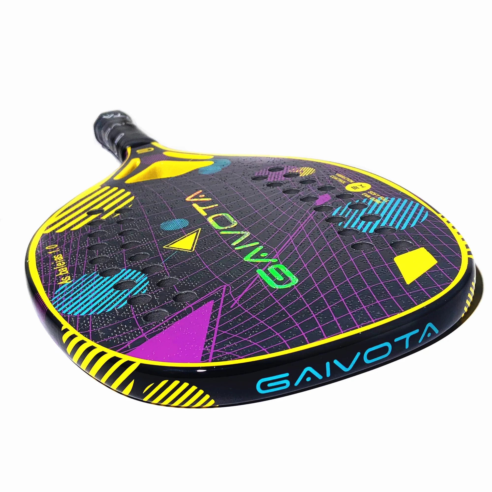 Gaivota 2023 Beach Tennis racquet 3K three-dimensional 3D pattern+bag