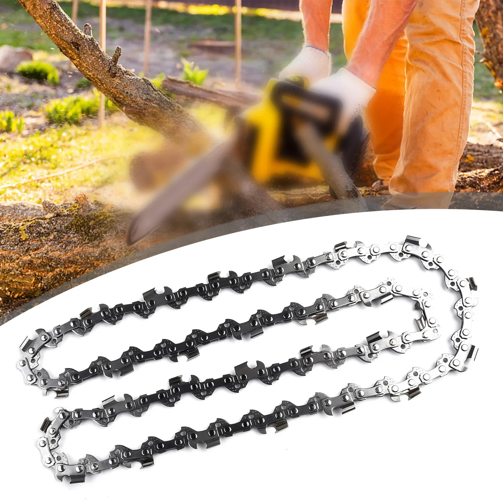 1Pcs 16 Inch Chainsaw Chain Bar Pitch 3/8