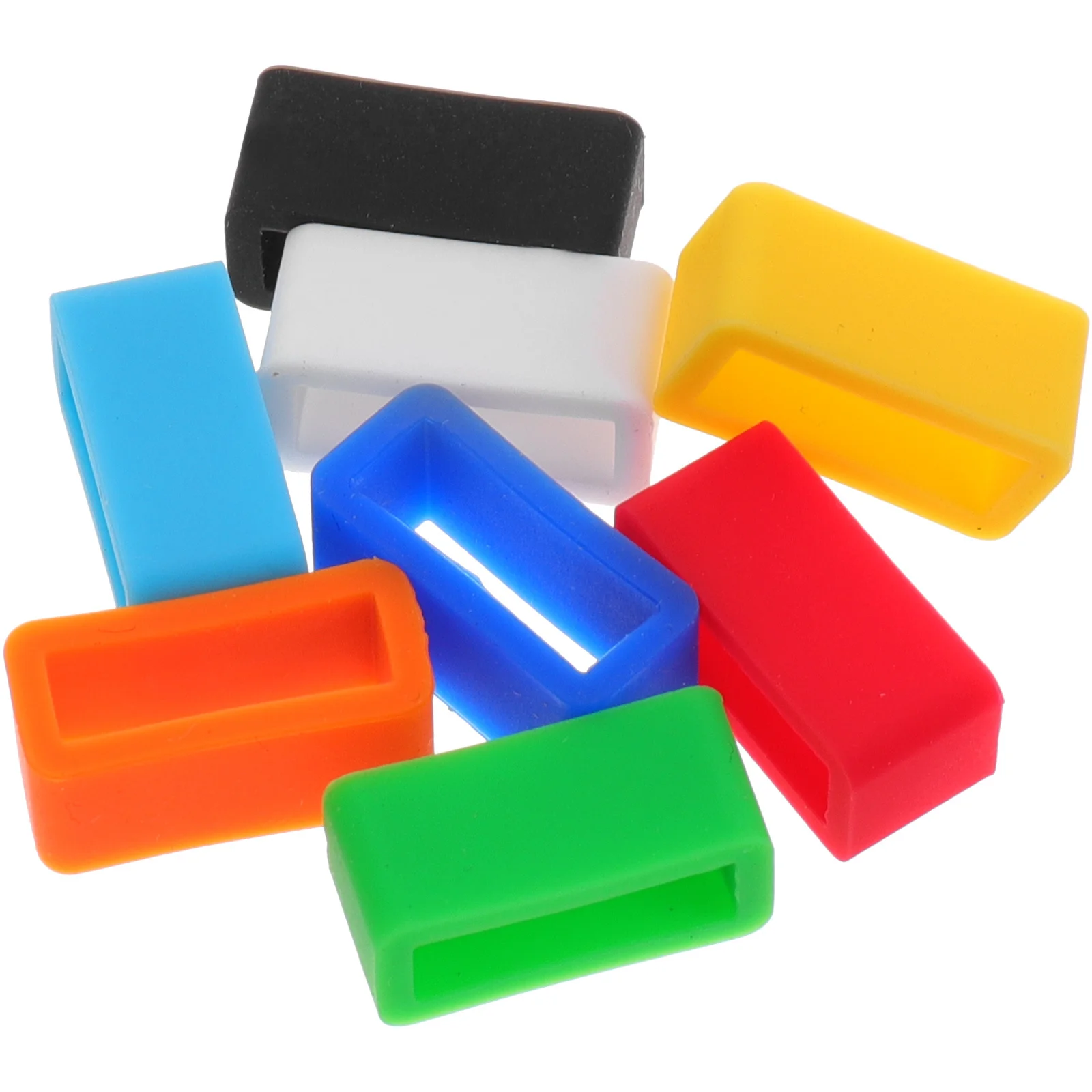 8 шт., ремешок для часов, кольцо с пряжкой, 14 мм, кольцо с защитой от падения, держатель петли, высококачественный материал, прочный, надежный, многофункциональный аксессуар для ремешка