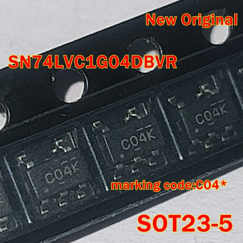 

10pcs to 1000pcs SN74LVC1G04DBVR SOT23-5 New Original marking code:C04* SINGLE INVERTER