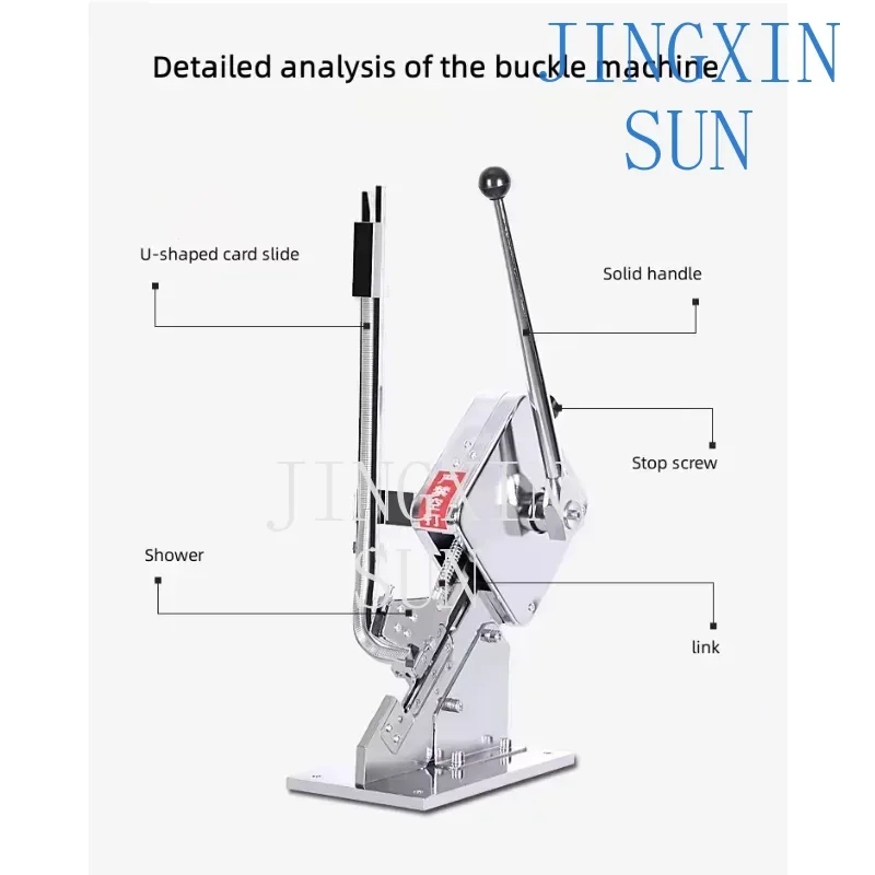 Hot Sale Food/fruit/vegetables Plastic Bag Neck Binding Machine/aluminum Nail Plastic Bag Sealing Tools