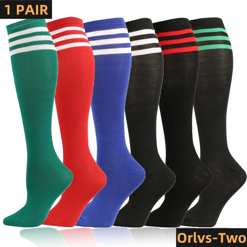

Compression Socks Football Socks Non-slip Long Tube Knee High Stockings Sock Striped Soccer Socks Running Sports Socks YS001-238