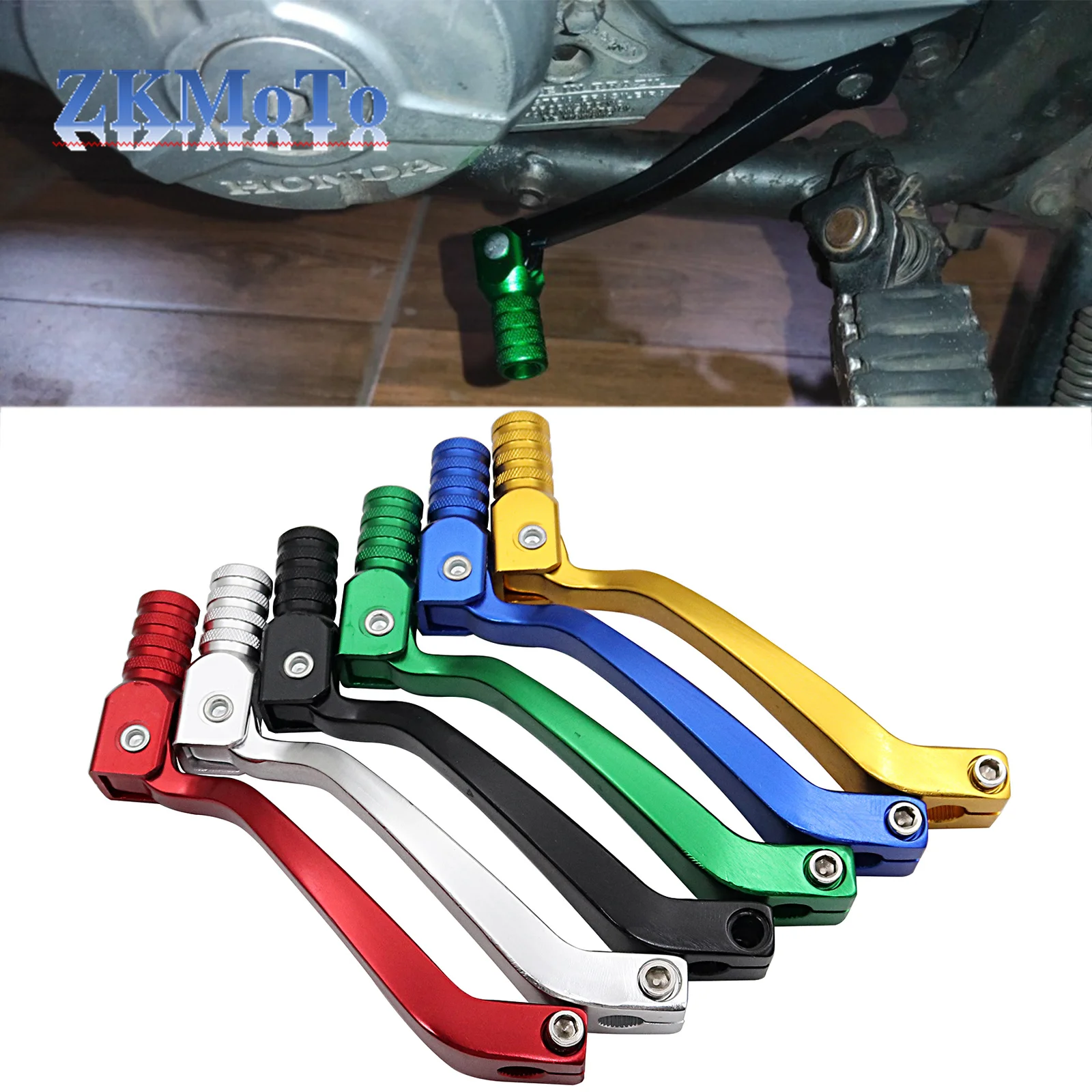 

Motorcycle CNC Folding Aluminum Gear Shift Lever Gear Shift Lever For Motorcycle ATV Dirt Bike Pit Bikes Gear Lever Kayo