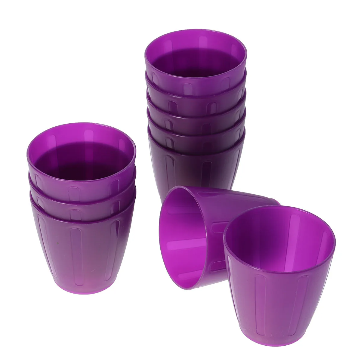 

6Pcs Colorful Matte Lightweight Durable Toddler Cups Kids Cup Plastic Party Mugs for Juice Soda Drinks Home Outdoor Use