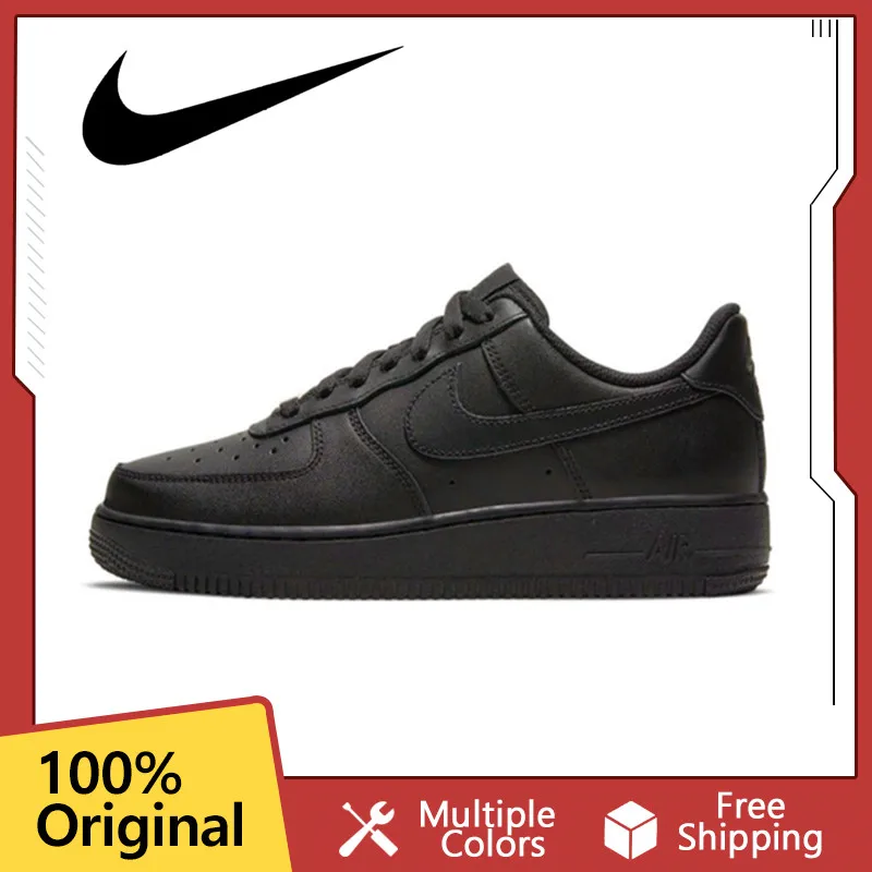 

Originals Nike Air Force 1 Men Womans Skateboard Shoes Classics Black White Genuine Leather Non-slip Af1 Casual Sports Sneakers