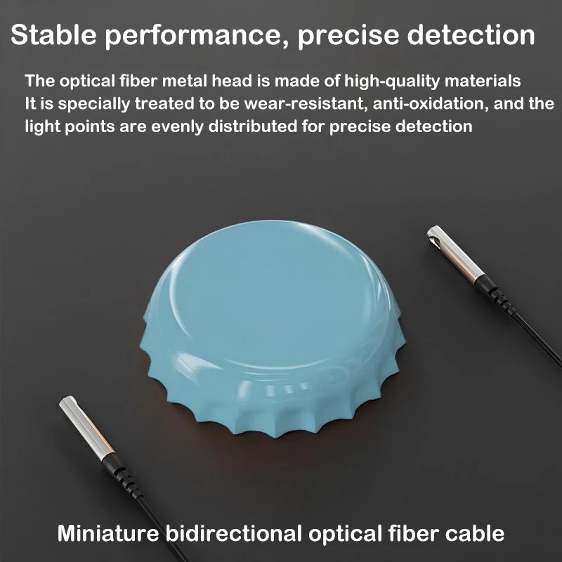 Industrial FU18 Collimated Side Out Optical Fiber Sensor Small Side Emit Fiber Sensing Wire Fiber Amplifier Probe For Automated