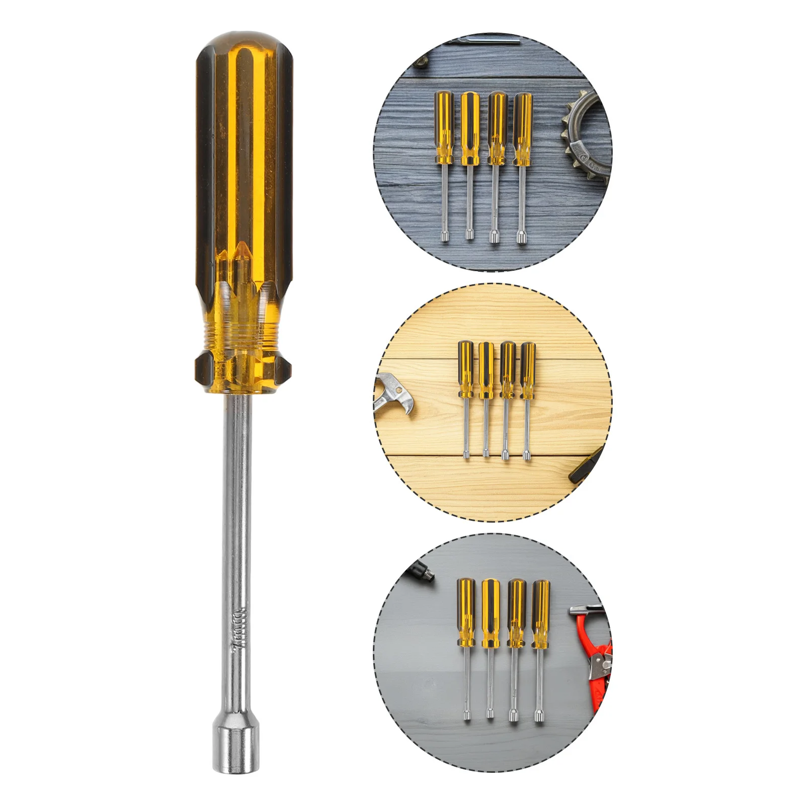 

4Pcs Multifunctional Internal Hexagonal Screwdriver Set High-Hardness Steel Ergonomic Grip Portable Compact Design for Home