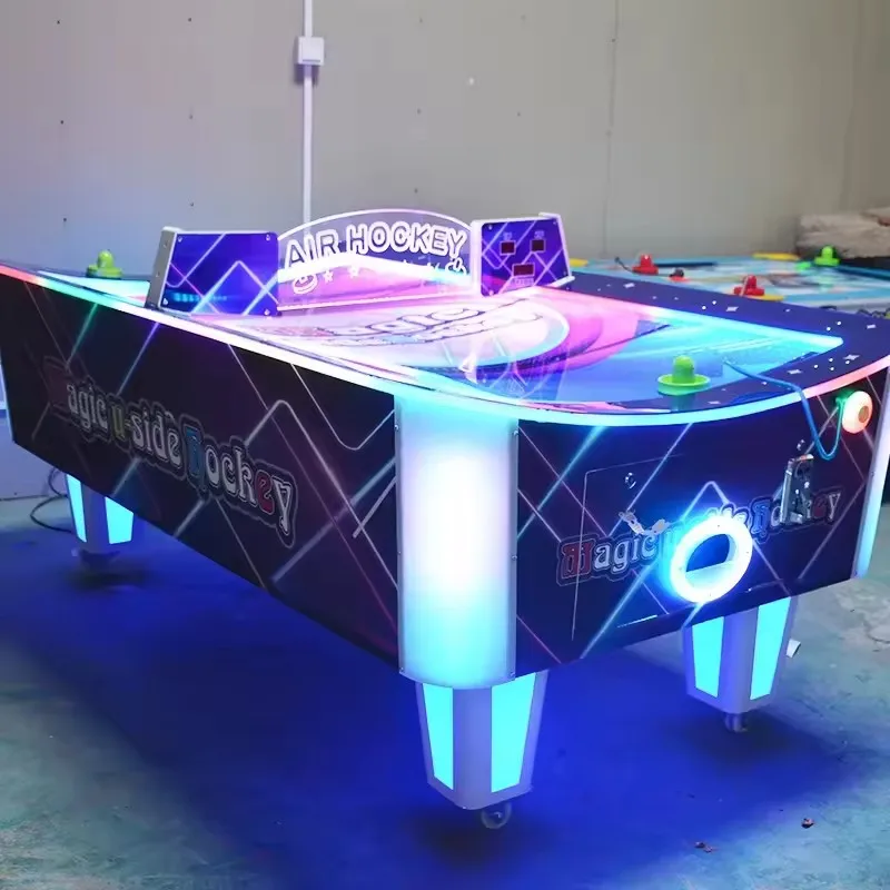 

Factory Direct Sale Amusement Equipment Coin Operated Arcade Curved Hockey Table Air Hockey Game