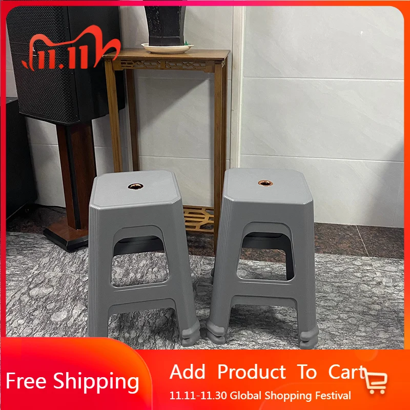 

Children Plastic Bathroom Chair Shower Designer Portable Outdoor Stool Tourist Space Saving Stackable Tabouret Home Furniture