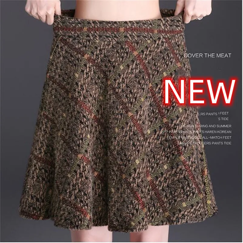 ZXRYXGS Western Style Plaid Fashionable A-line Skirt 2024 New Short High Waisted Temperament and Trend Women's Skirts