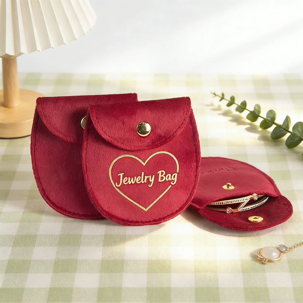 

50/100 шт. Мягкие бархатные мешочки для украшений с логотипом на заказ, на кнопке, для колец, серег, ожерелий, косметики, масел, свадебных и дорожных принадлежностей