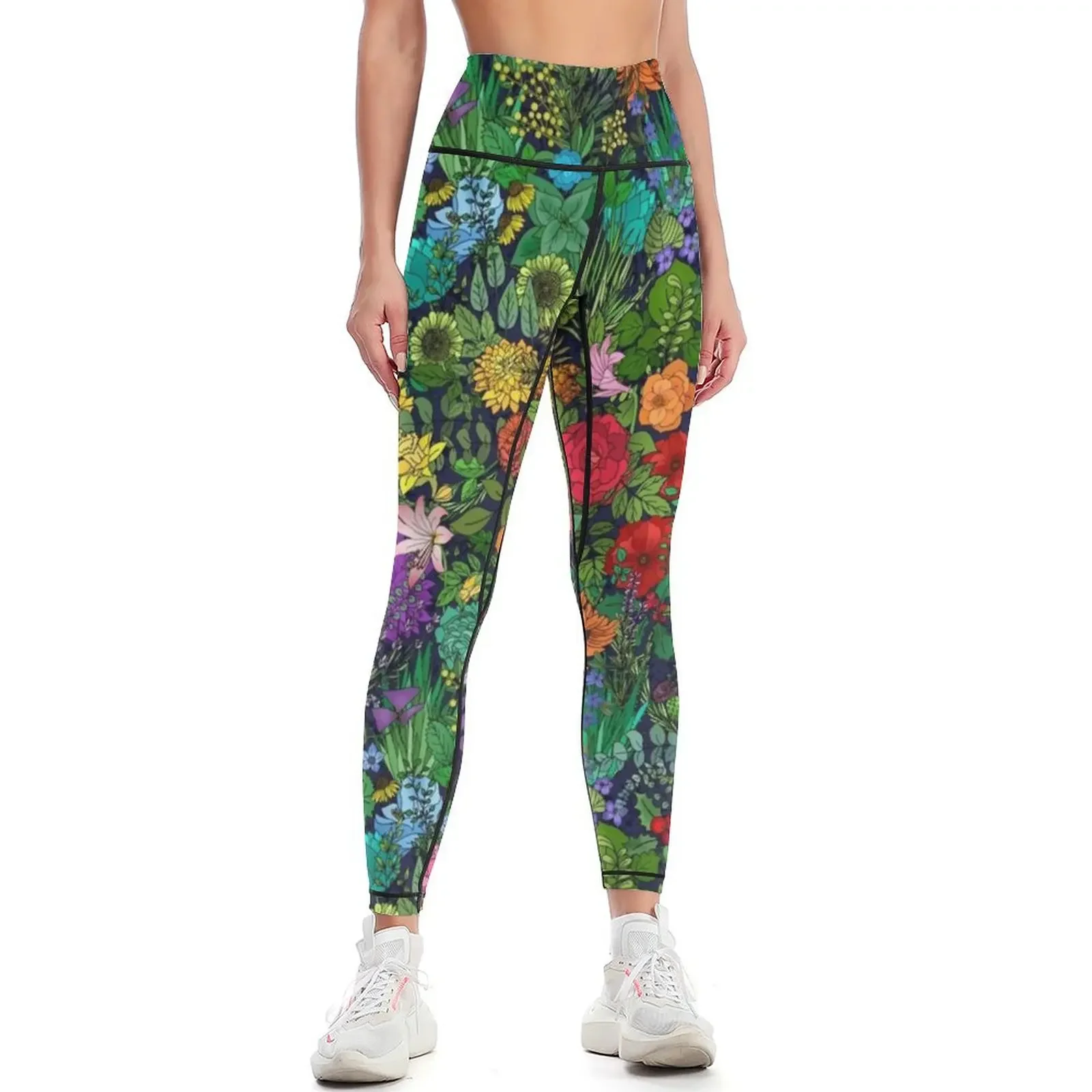 The Witch's Garden of Magic For Pretty Potions Leggings harem pants Sportswear woman gym gym pants Womens Leggings