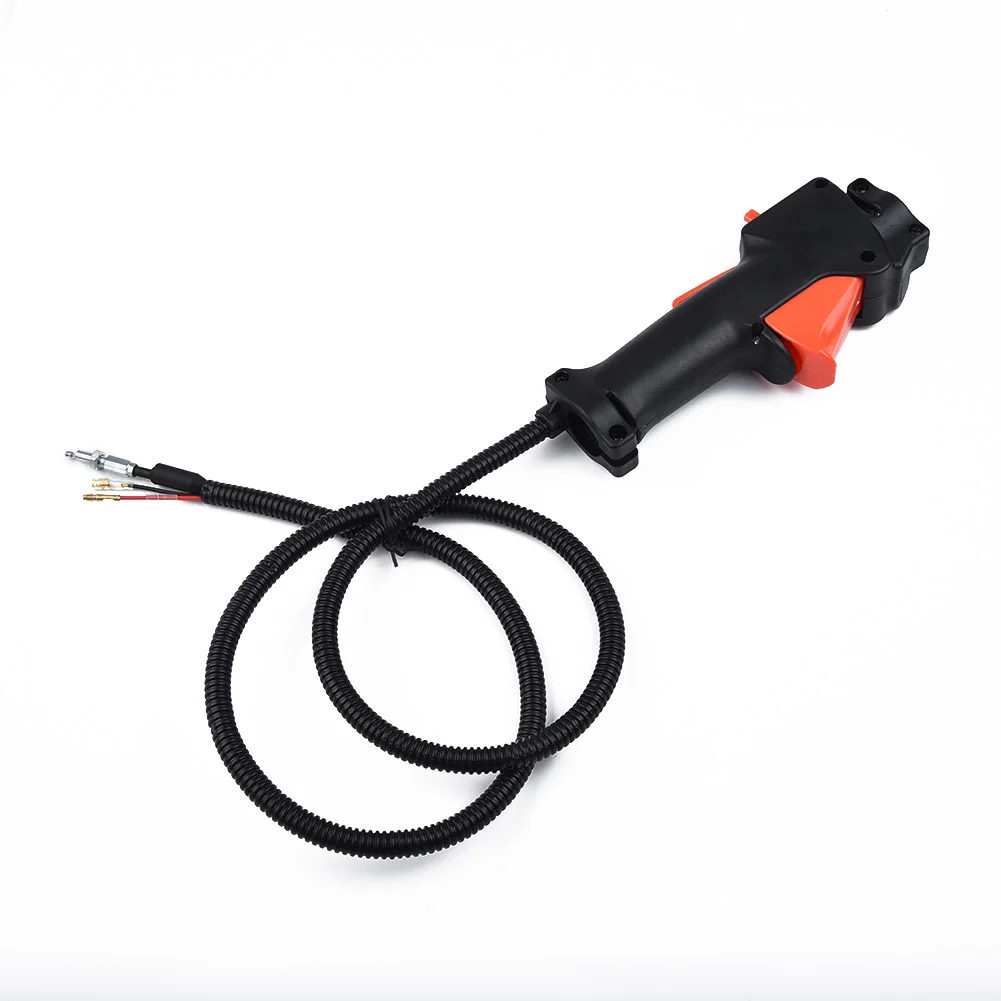 Throttle Control Handle Switch with Trigger Cable for 139/140 Brush Cutter and Trimmer Compatible Part for 26mm Tube