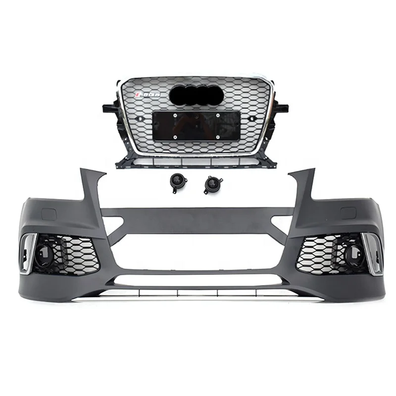 car bodikits factory price RSQ5 for Audi Q5 SQ5 with front bumper grill honeycomb grills mesh radiator Body kits 2013-2017