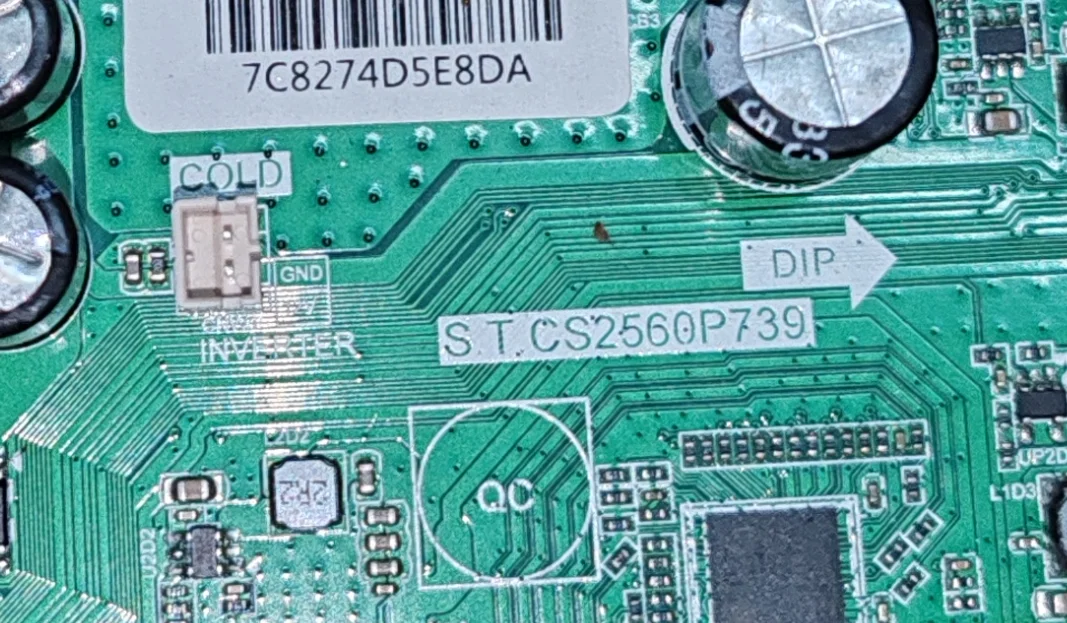 S.T.CS2560P739 4K wifi اللوحة الأم لتلفزيون الشبكة الذكية، تم اختبارها جيدًا، صورة مادية