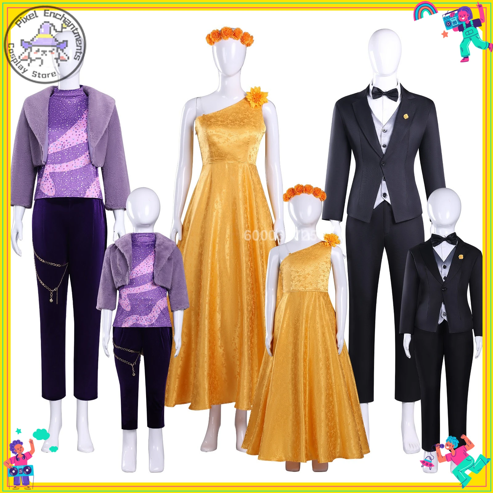 

2026 Movie Cosplay Costume Anime Judith/Nick /Gazelle Role Playing Uniform Dress for Men Women Adult Child Comic Con Halloween