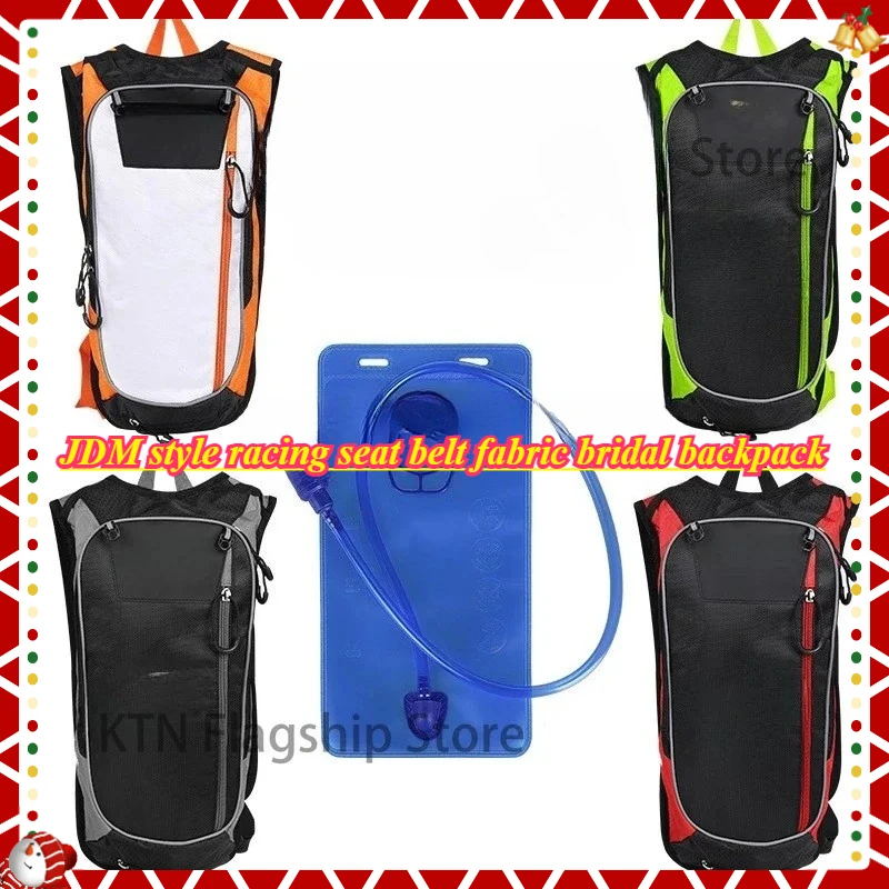 

Original JDM Style Racing Seat Belt Fabric Bridal Backpack for KTM Takata Backpack Racing Backpack Strap Racing Shoulder Strap